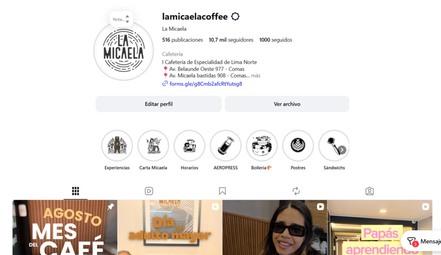 [PROPOSAL]La Micaela Coffee - Sede Belaunde